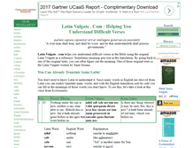 Tablet Screenshot of latinvulgate.com